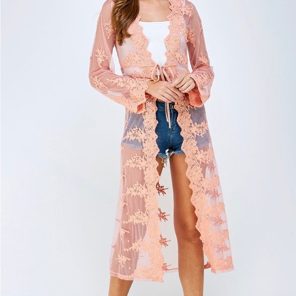 Lace kimono 💕💕💕 plus size ✨✨✨ - Picture 5 of 6